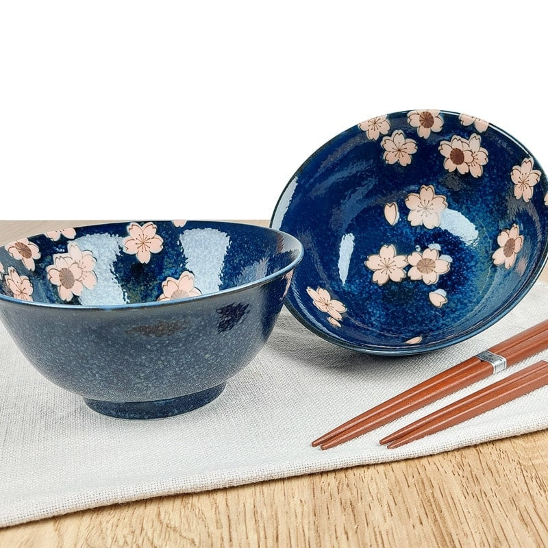 Set mit 2 Japanischen Schalen - Blossom