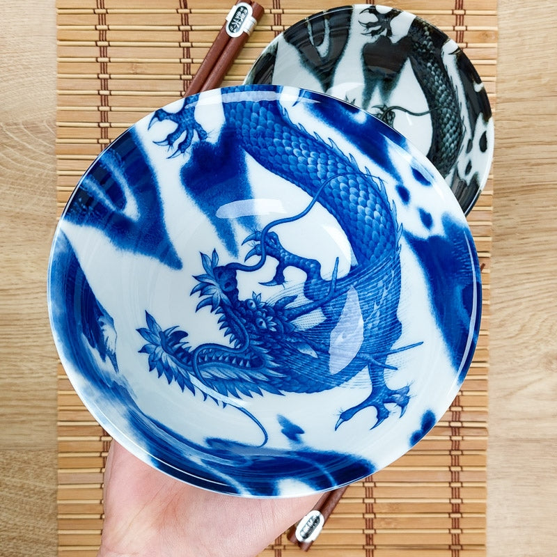 Set mit 2 Japanischen Schalen - Dragon