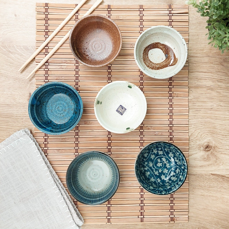 Set mit 6 Kleinen Japanischen Schalen