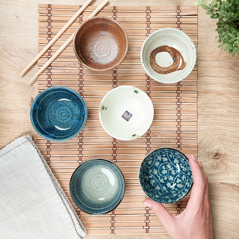 Set mit 6 Kleinen Japanischen Schalen