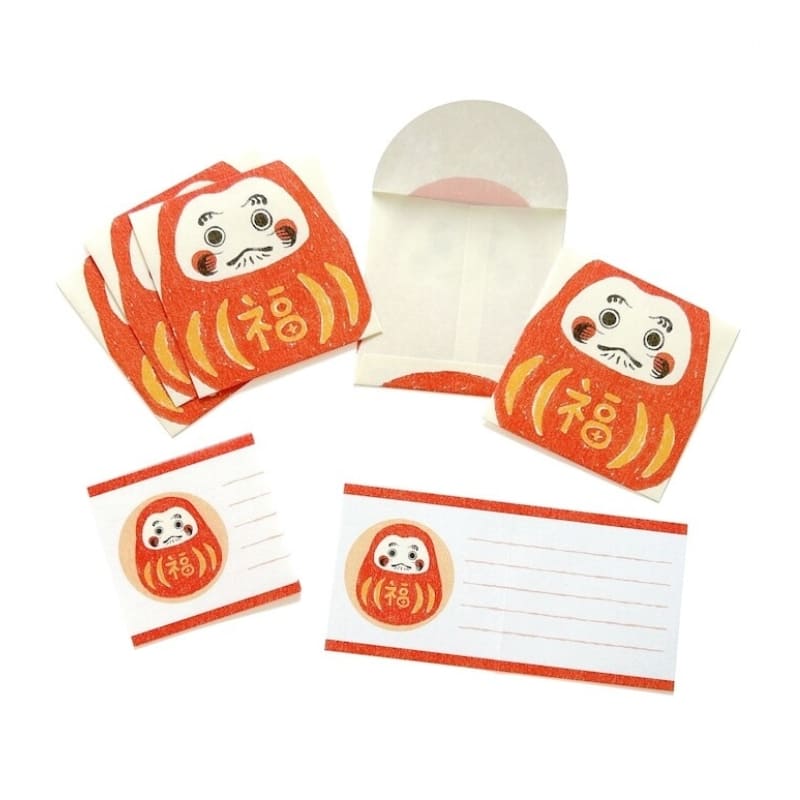 Briefpapier-Set Pochibumi Daruma