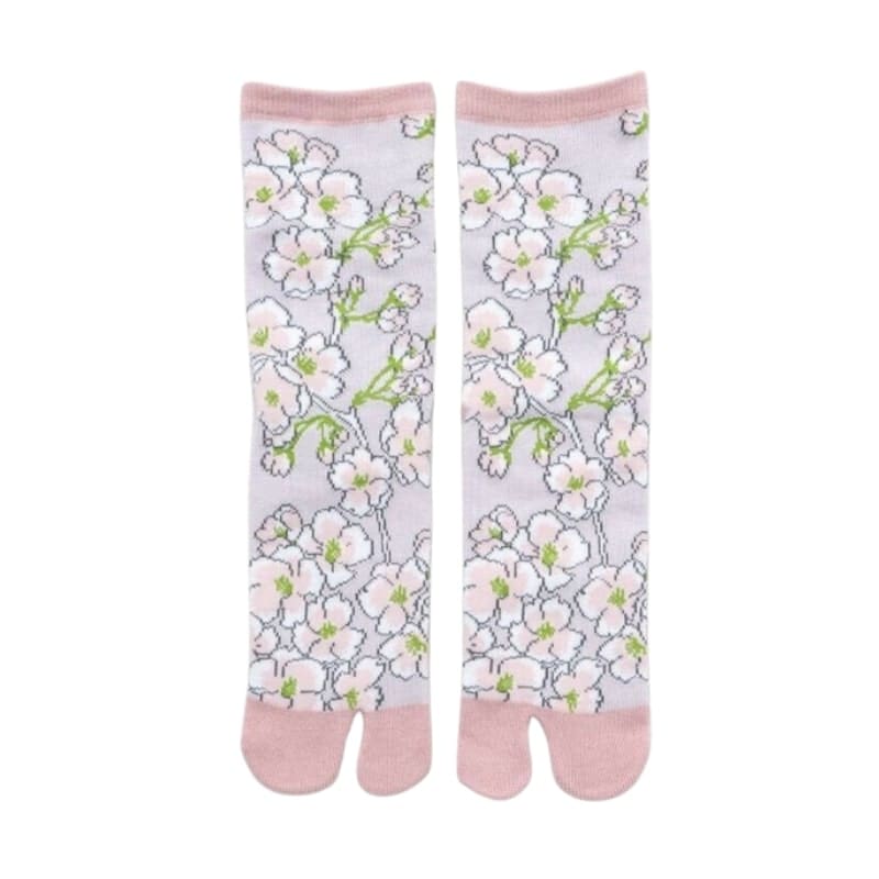Socken Tabi Blossom EU 36-40 / Rosa