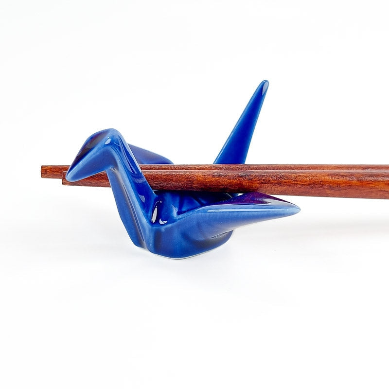 Stäbchenhalter Origami Blau