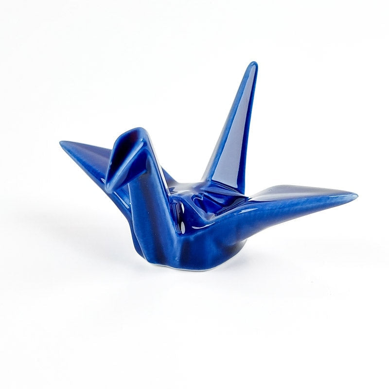 Stäbchenhalter Origami Blau
