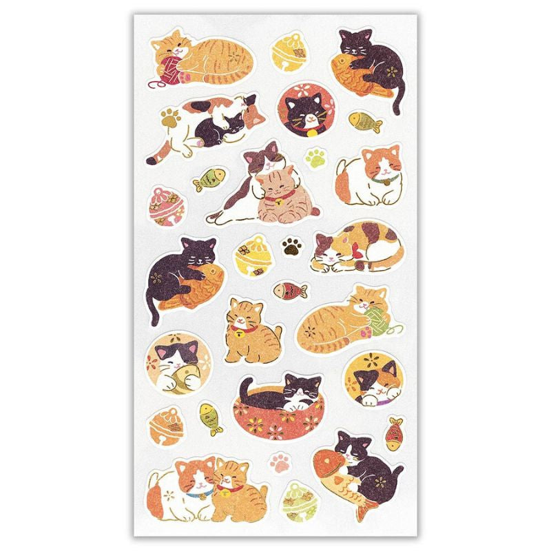Sticker Japanische Katzen