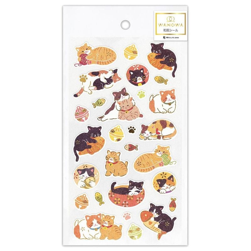 Sticker Japanische Katzen