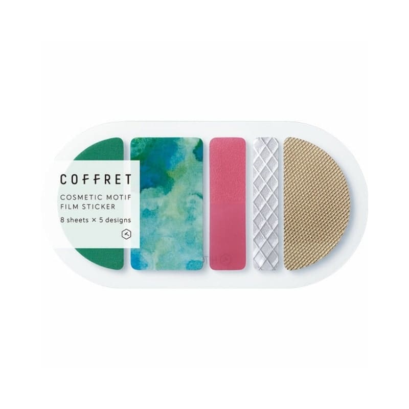 Sticker-Set Kosmetik Waldgrün