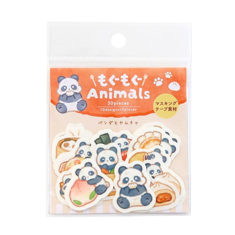 Flake-Sticker Kawaii Panda