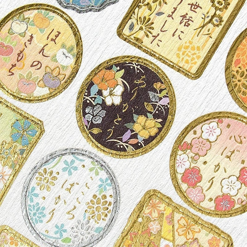 Japanische Kimono-Sticker