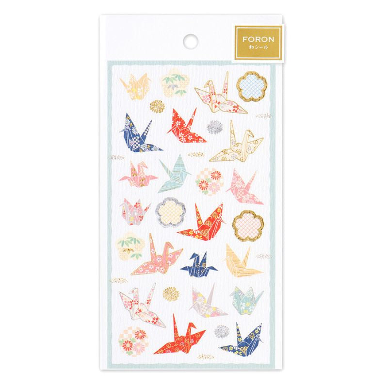 Japanische Origami-Sticker