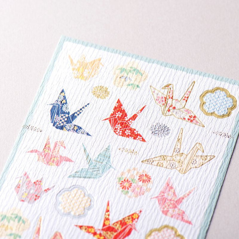 Japanische Origami-Sticker