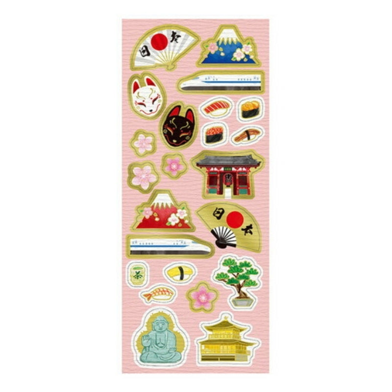 Japanische Sticker Reise nach Japan
