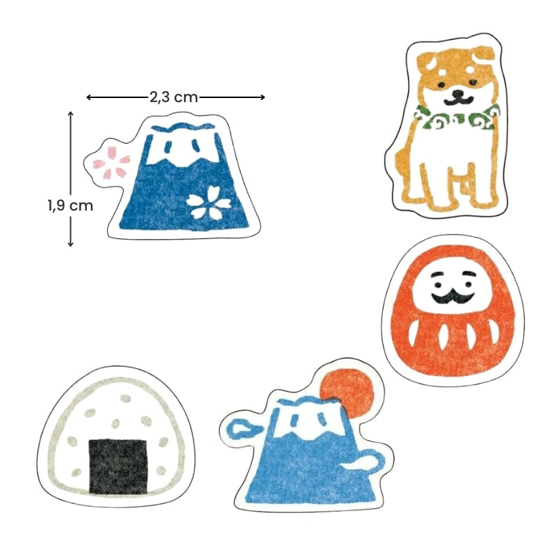 Sticker Japanisches Papier