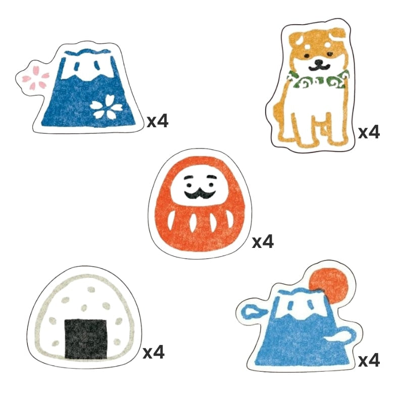 Sticker Japanisches Papier