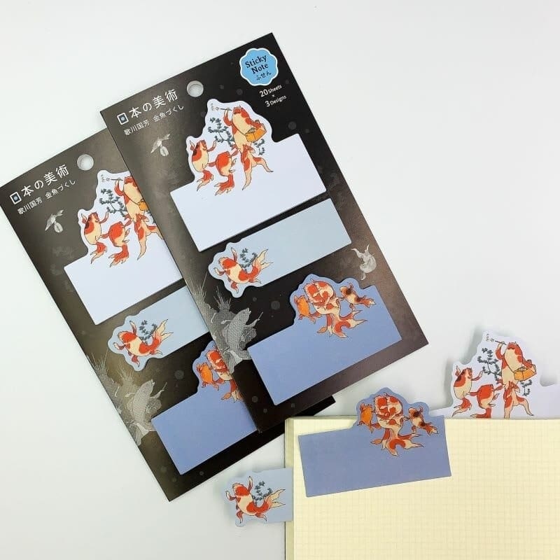 Sticky Notes Japan - Kingyo von Kuniyoshi