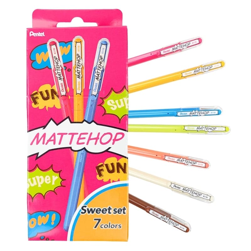 Pentel Mattehop Sweet Set Farbstifte