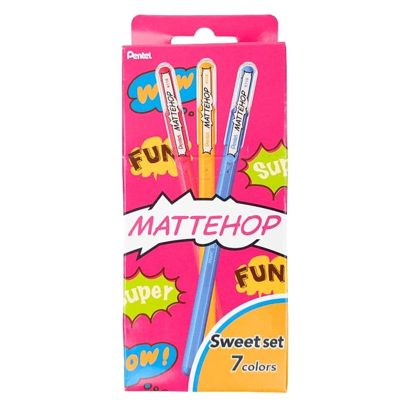 Pentel Mattehop Sweet Set Farbstifte