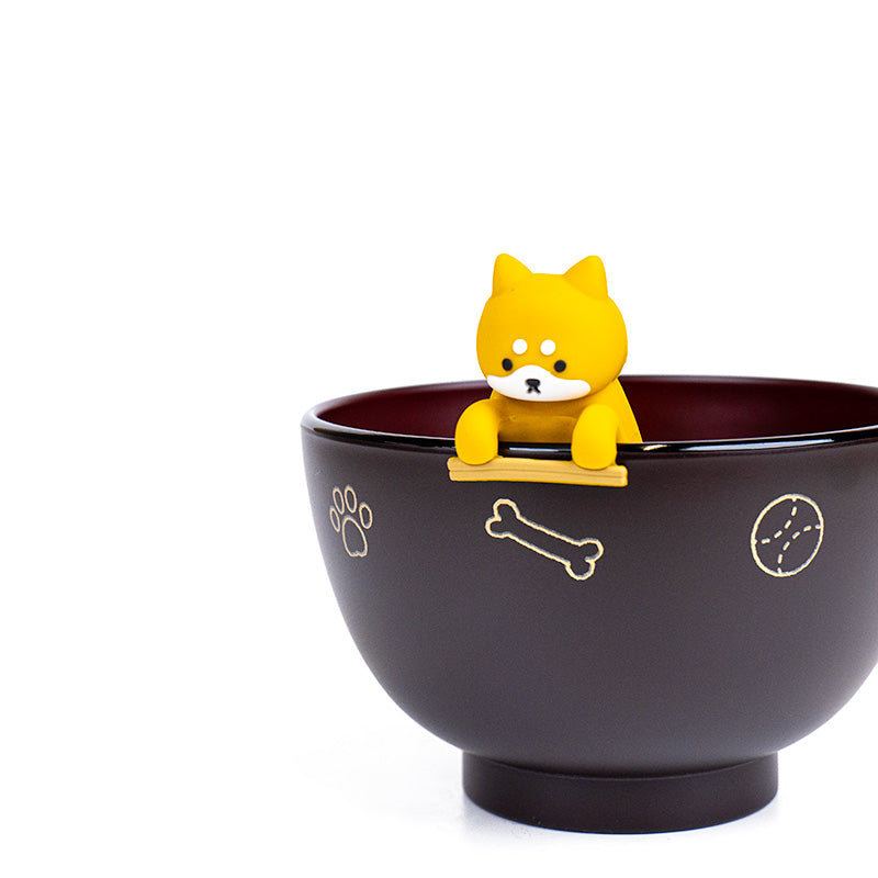 Suppenschüssel & Essstäbchenhalter Shiba Inu