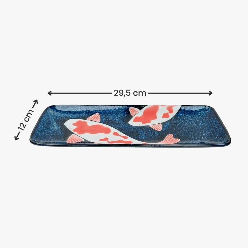 Sushi-Teller - Koi-Karpfen