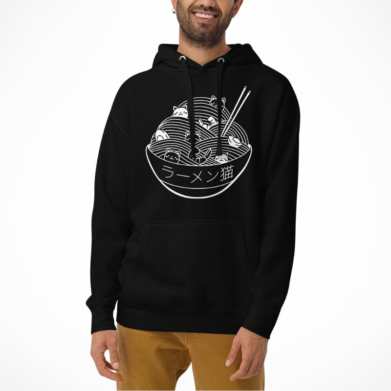 Japanisches Sweatshirt Bowl of Kittens
