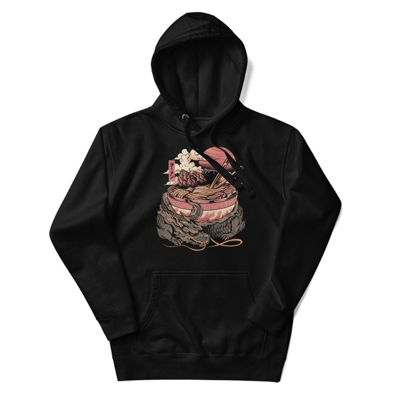 Japanisches Sweatshirt Dragon Ramen - S