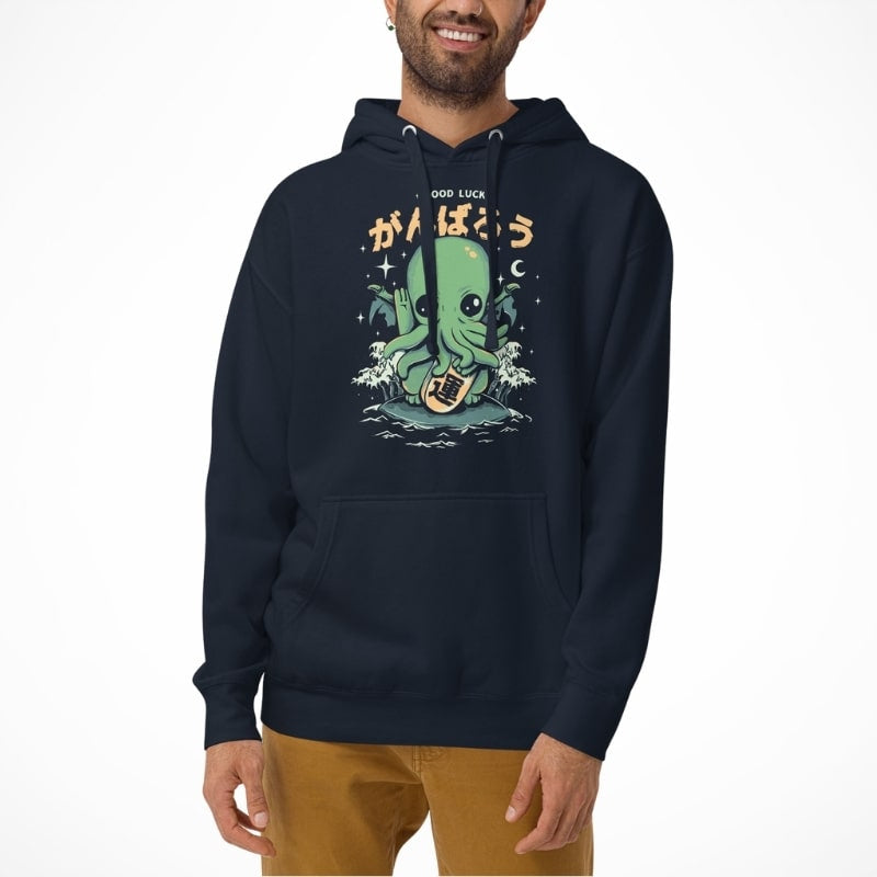 Japanisches Sweatshirt Good Luck