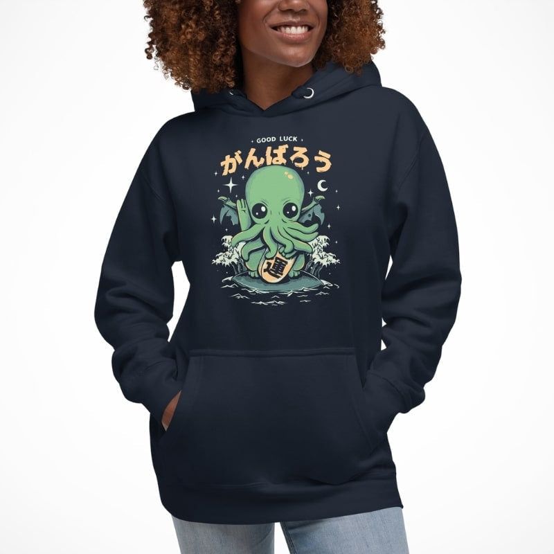Japanisches Sweatshirt Good Luck
