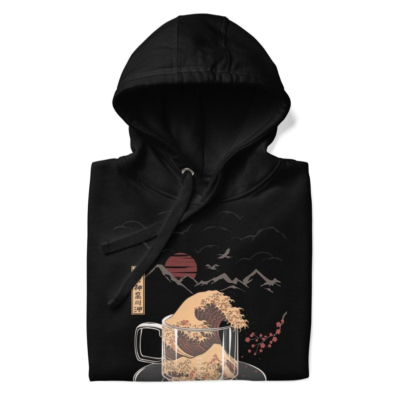 Japanisches Sweatshirt Kanagawa Coffee