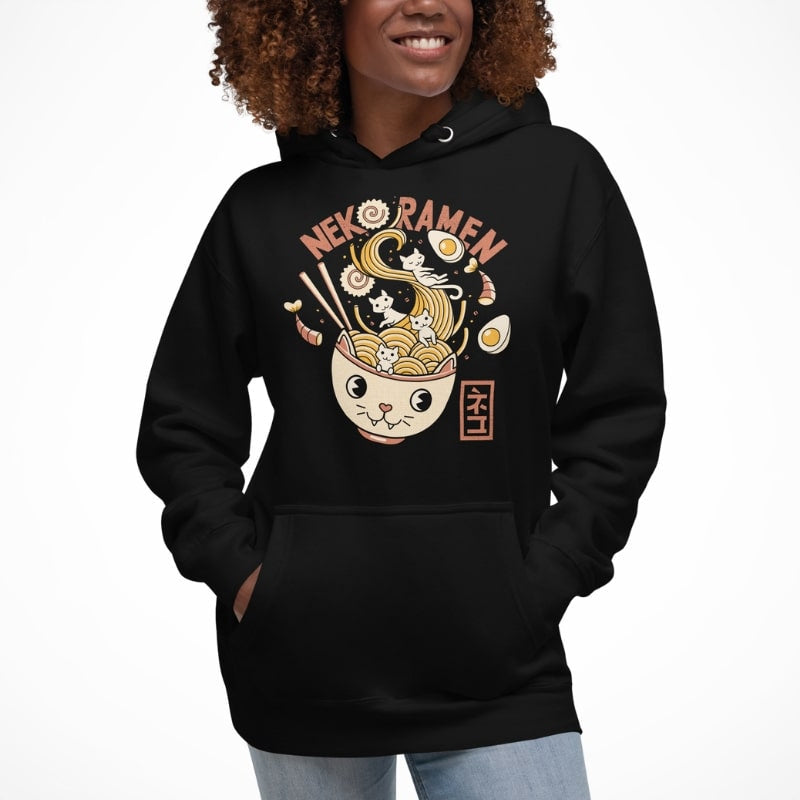 Japanisches Sweatshirt Neko Ramen