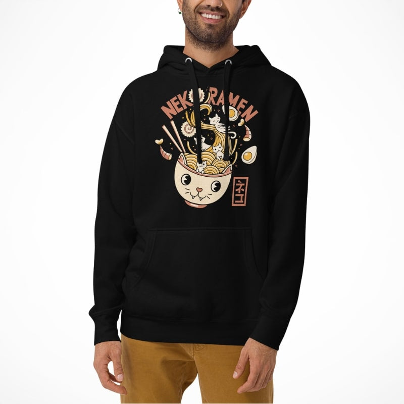 Japanisches Sweatshirt Neko Ramen
