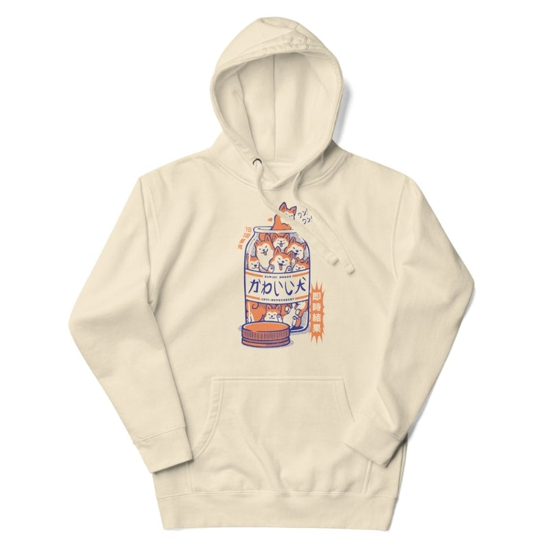 Japanisches Shiba Anti-Depressor Sweatshirt - S / Beige