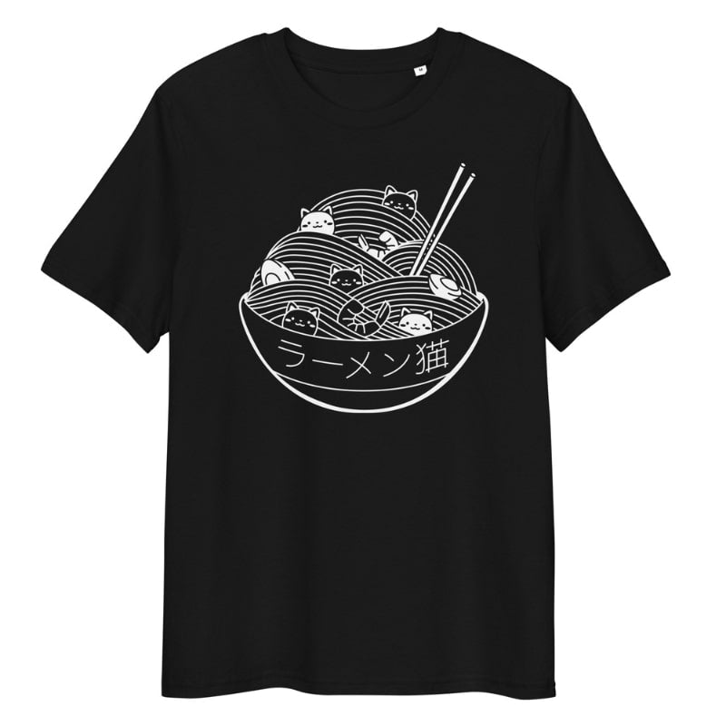 Japanisches T-Shirt Bowl of Kittens - S