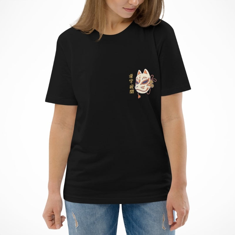 Japanisches T-Shirt Katze Samurai