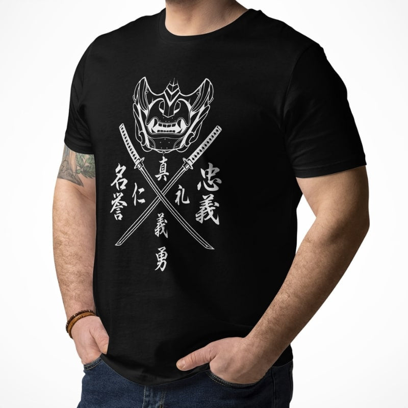 Japanisches T-Shirt Bushido-Kodex