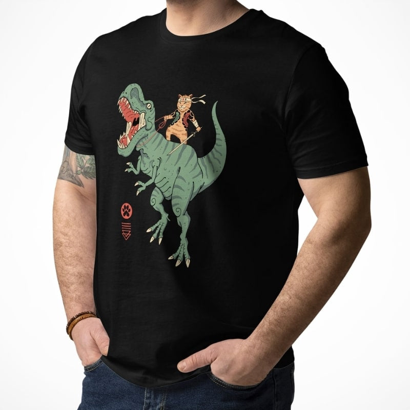 Japanisches Neko T-Rex T-Shirt