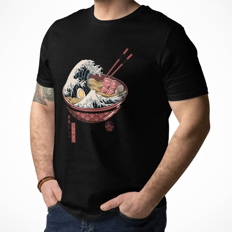 Japanisches Ramen T-Shirt Kanagawa