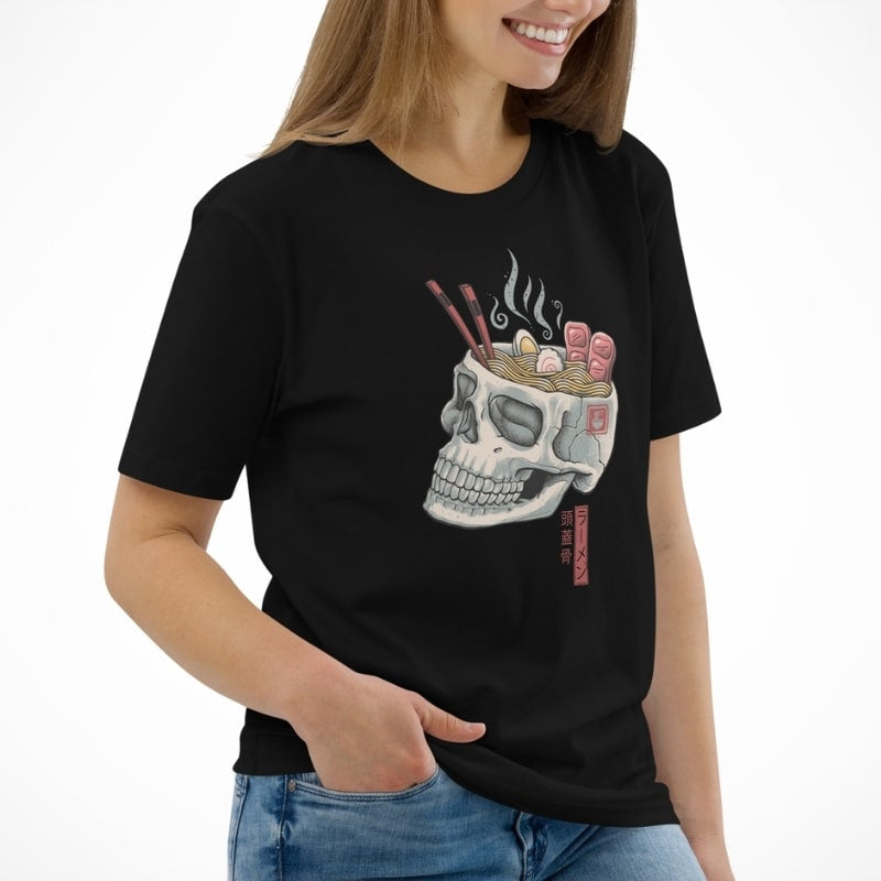 Japanisches T-Shirt Skull Ramen