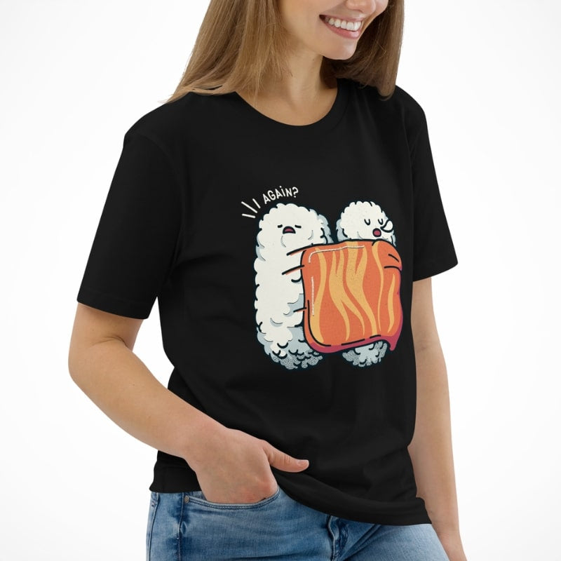 Japanisches T-Shirt Sleeping Sushi