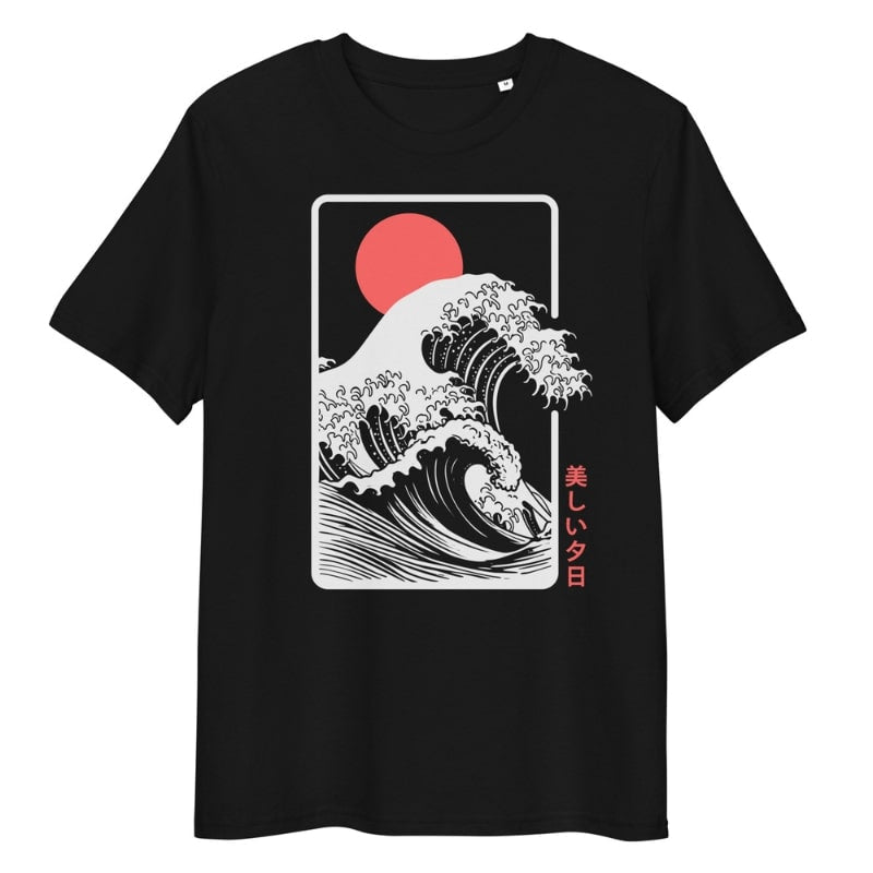 Japanisches T-Shirt Sunset Kanagawa - S