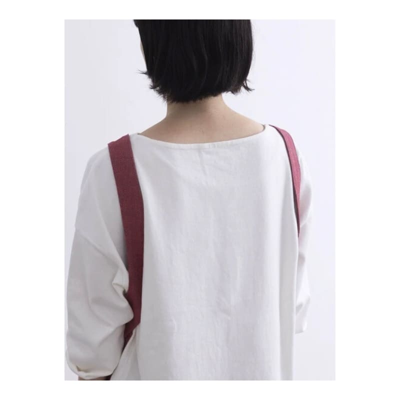 Tablier Japonais Court Unisexe Rouge