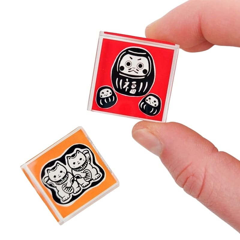 Japanischer Stempel Maneki Neko by Tomikohan