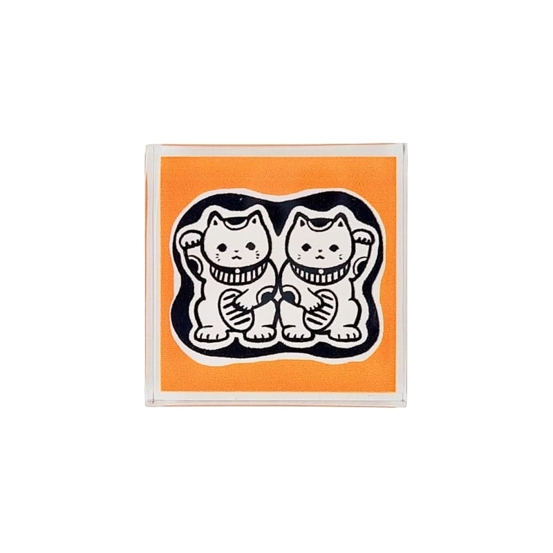 Japanischer Stempel Maneki Neko by Tomikohan