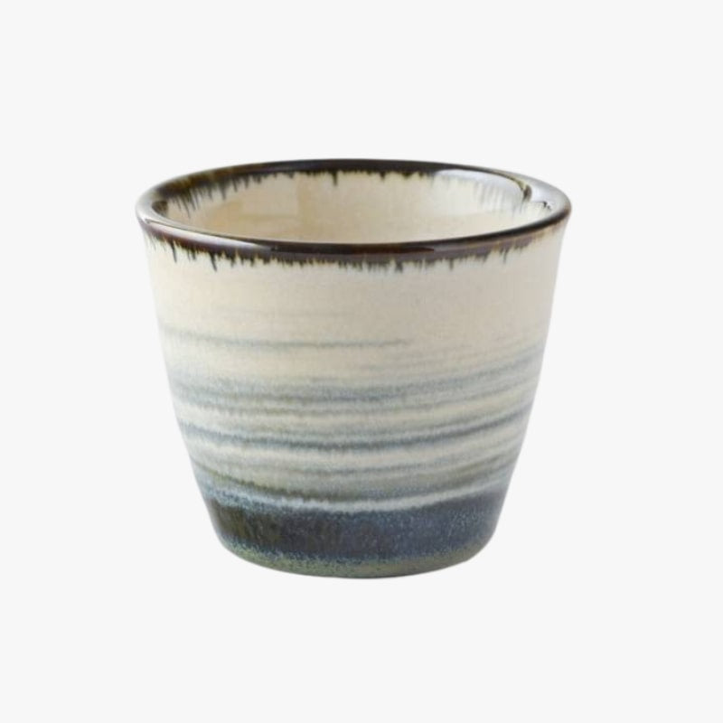 Japanische Tasse Hakeme Blau