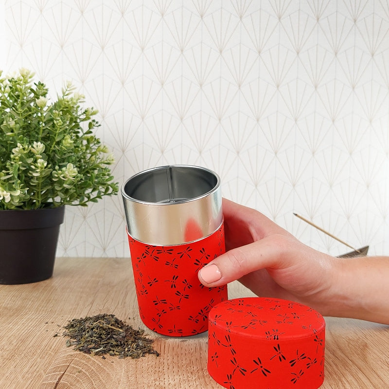 Teedose Bulk Libelle Rot