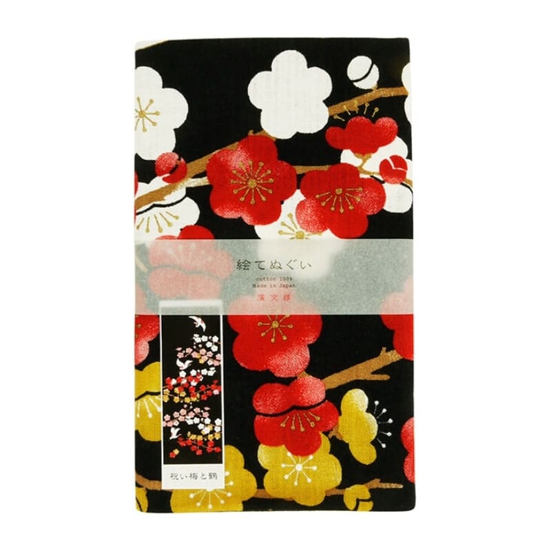 Tenugui Handtuch - Ume to Tsuru