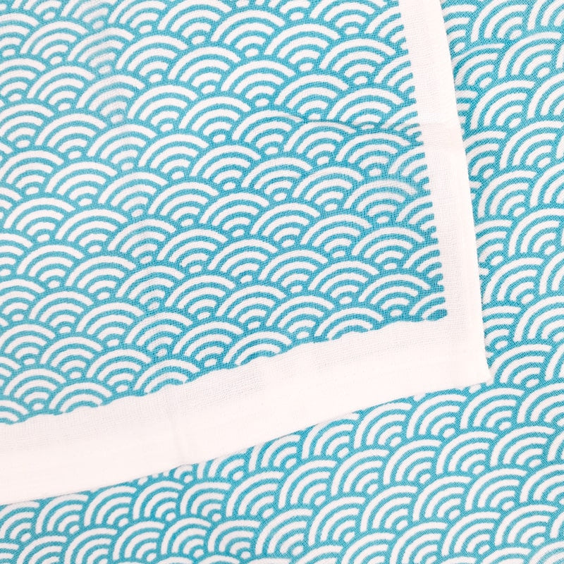 Tenugui Japanisch Gaze Baumwolle Seigaiha