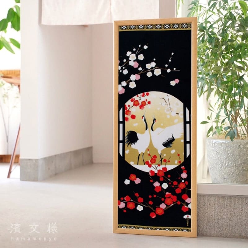 Tenugui Japonais Tsuru Mai