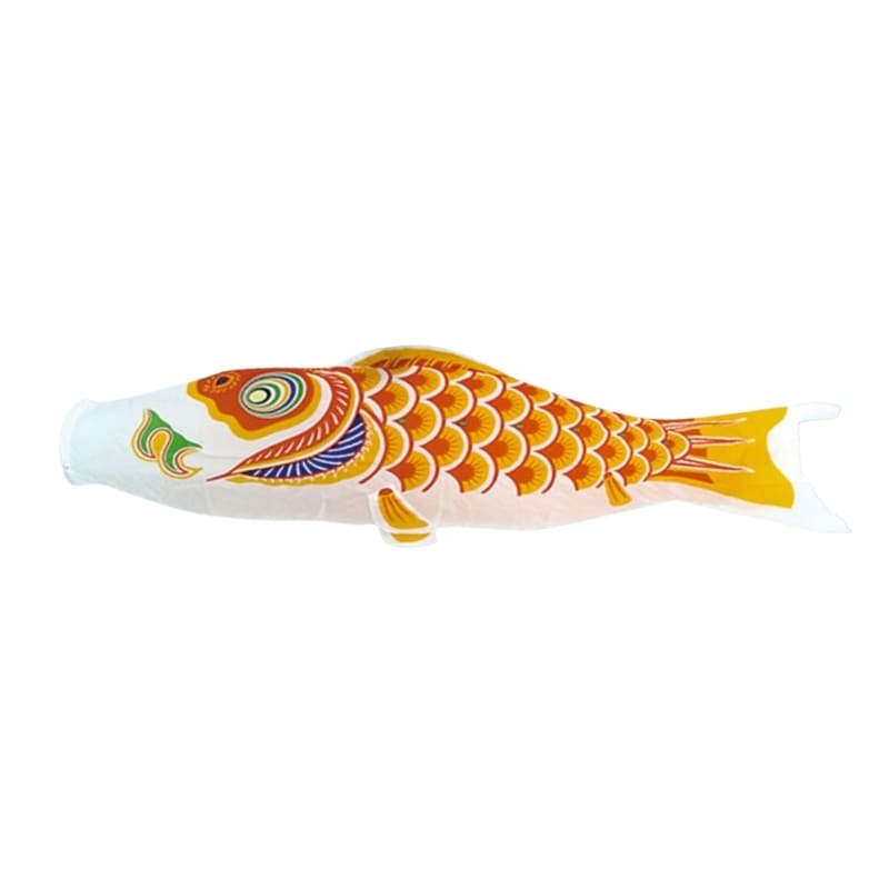 Traditionelle Japanische Koinobori Orange - 150 cm