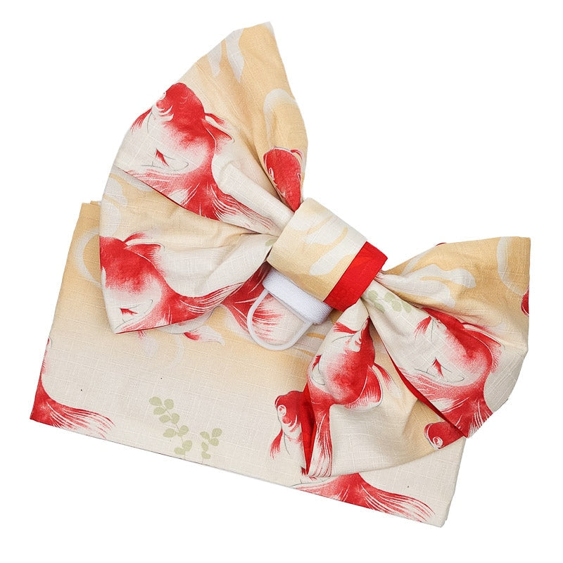 Traditioneller Obi-Gürtel Beige