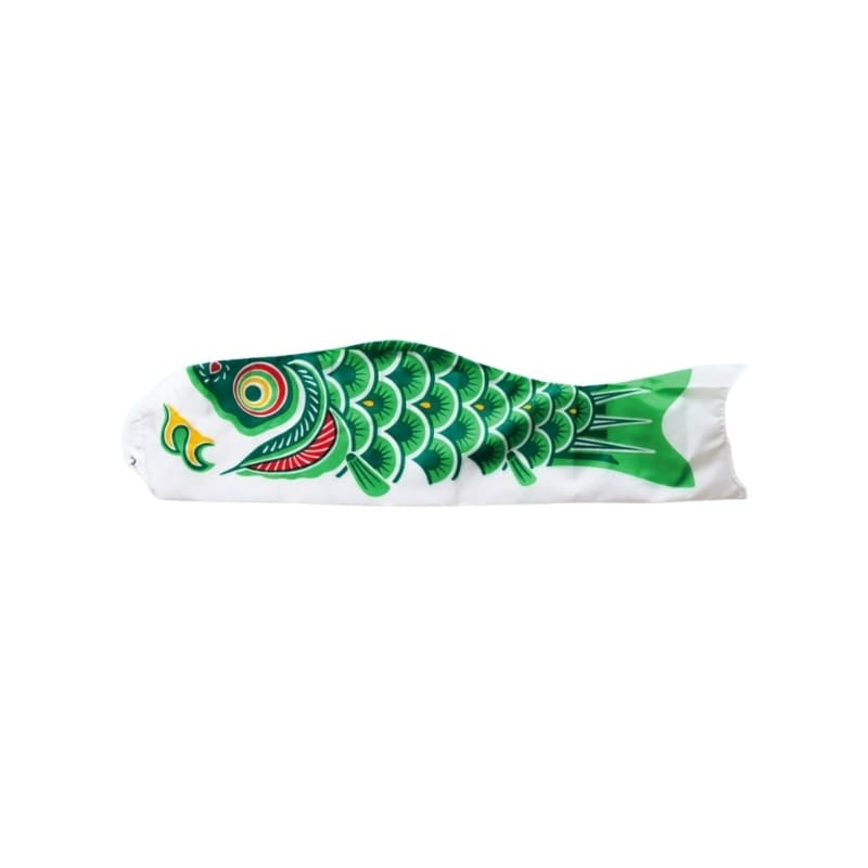 Traditionelles Japanisches Koinobori Grün - 60 cm